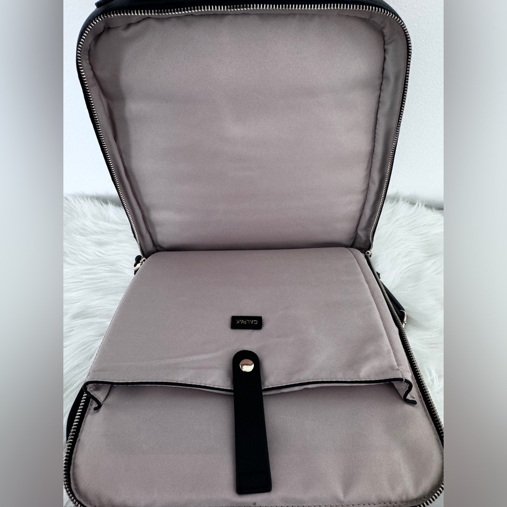 Calpak Kaya 15 inch Laptop Travel Backpack in Black - Picture 8 of 13